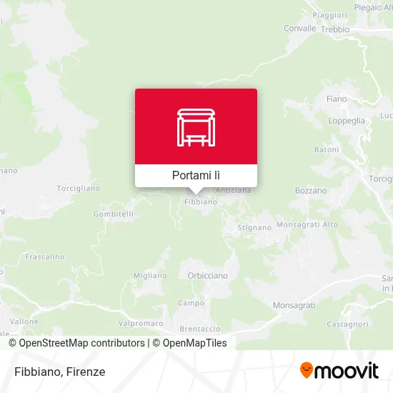 Mappa Fibbiano