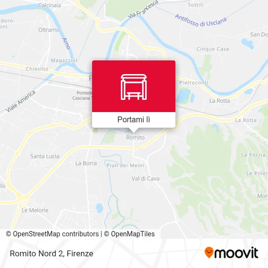 Mappa Romito Nord 2