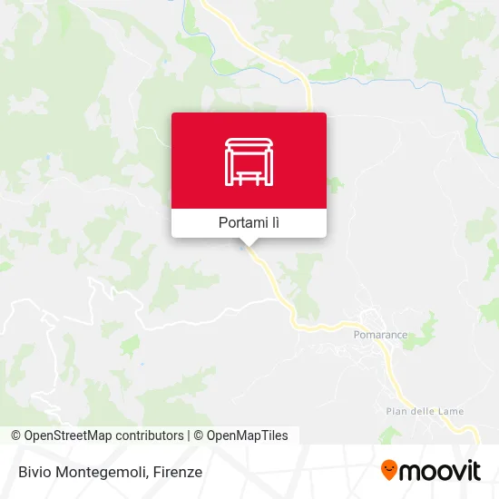 Mappa Bivio Montegemoli