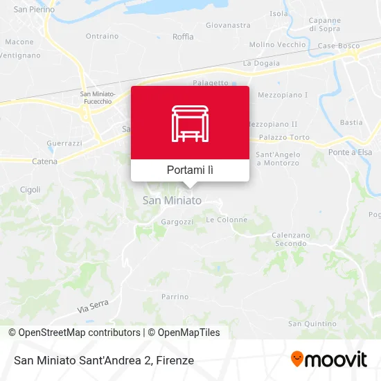 Mappa San Miniato Sant'Andrea 2