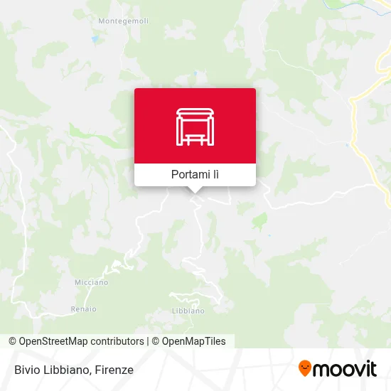 Mappa Bivio Libbiano