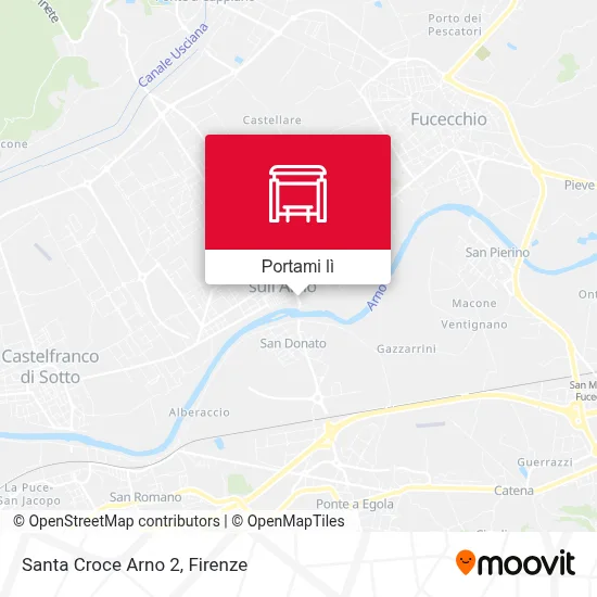 Mappa Santa Croce Arno 2