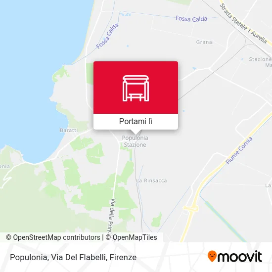 Mappa Populonia, Via Del Flabelli