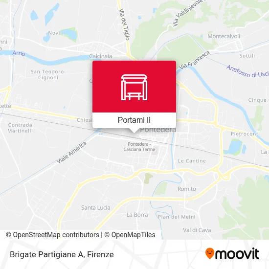 Mappa Brigate Partigiane A
