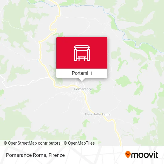 Mappa Pomarance Roma