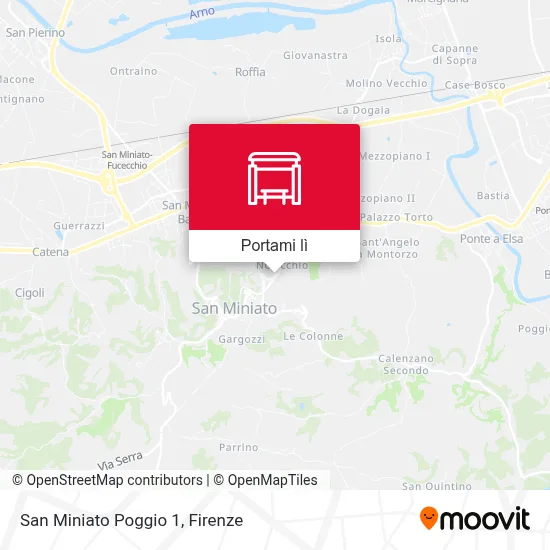 Mappa San Miniato Poggio 1