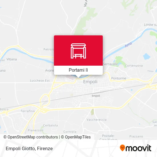 Mappa Empoli Giotto