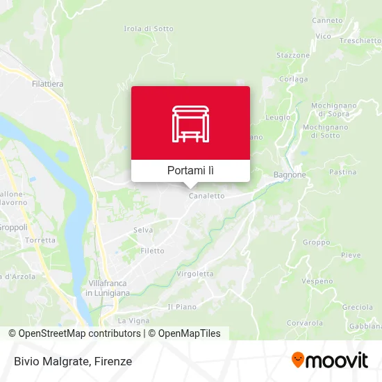 Mappa Bivio Malgrate