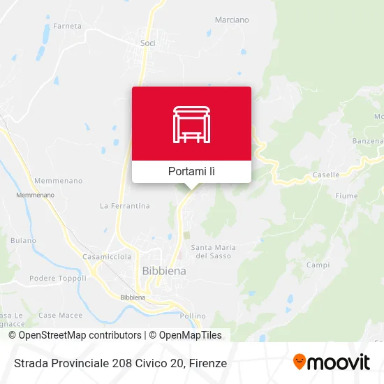 Mappa Strada Provinciale 208 Civico 20