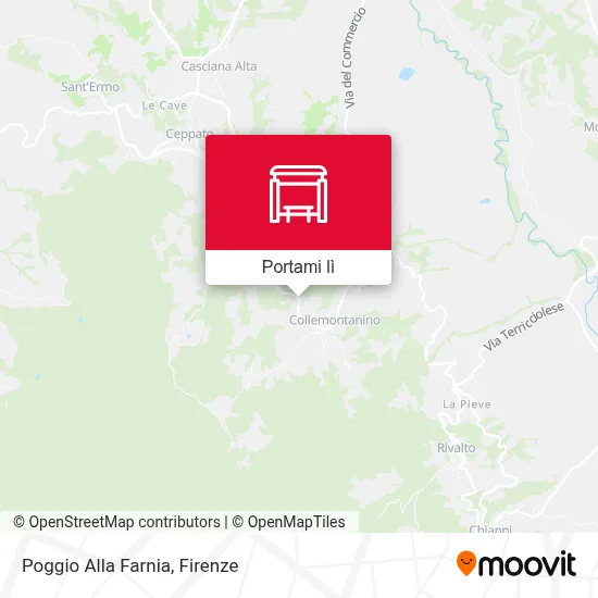 Mappa Poggio Alla Farnia