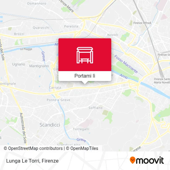 Mappa Lunga Le Torri