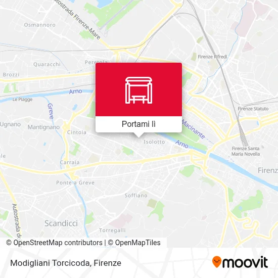 Mappa Modigliani Torcicoda