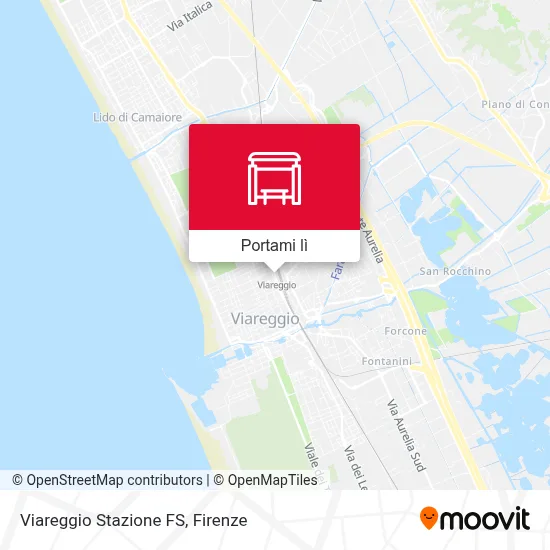 Mappa Viareggio Stazione FS