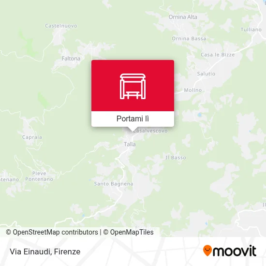 Mappa Via Einaudi