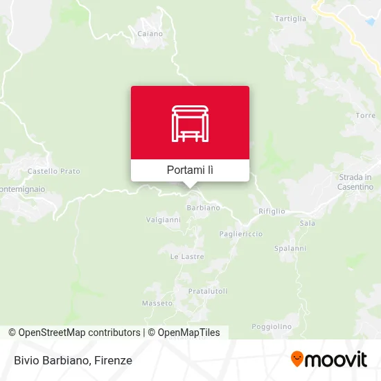 Mappa Bivio Barbiano
