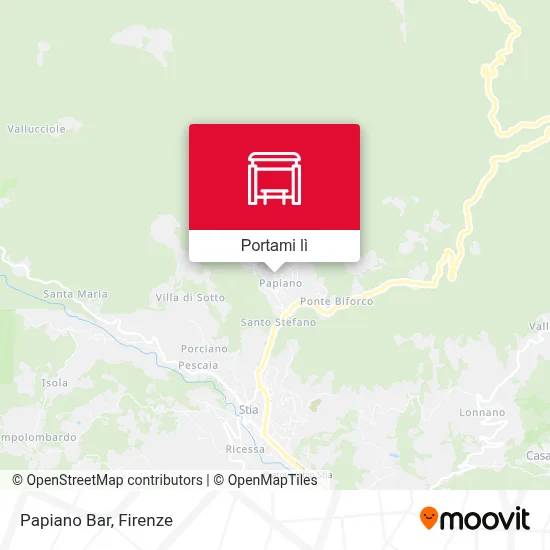 Mappa Papiano Bar