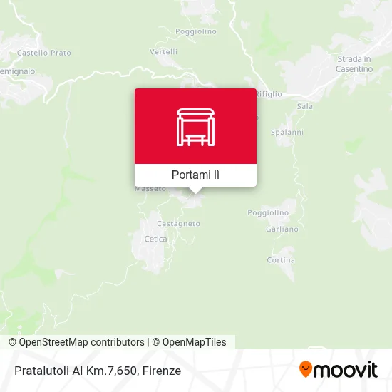 Mappa Pratalutoli Al Km.7,650