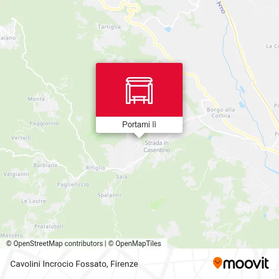 Mappa Cavolini Incrocio Fossato