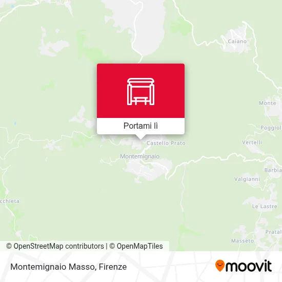 Mappa Montemignaio Masso