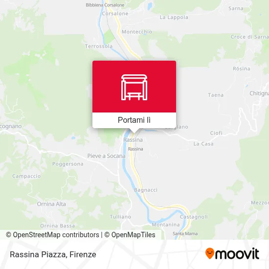 Mappa Rassina Piazza