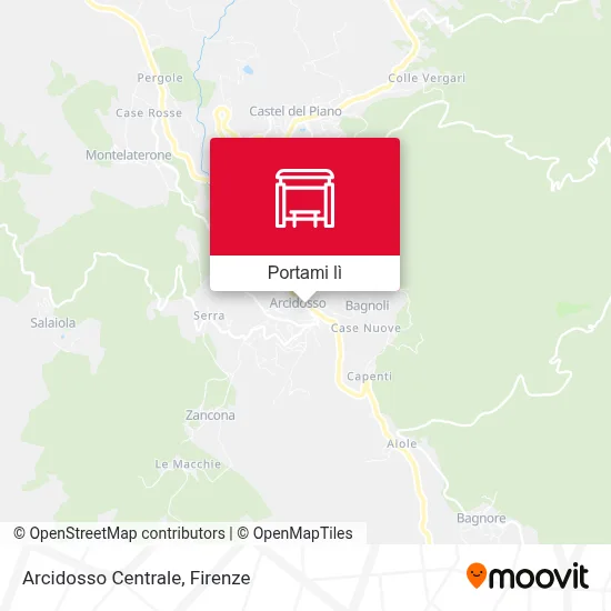 Mappa Arcidosso Centrale