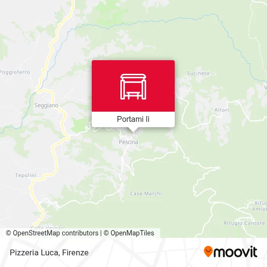 Mappa Pizzeria Luca