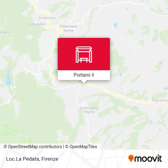Mappa Loc.La Pedata