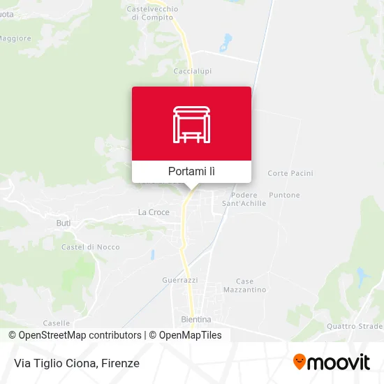 Mappa Via Tiglio Ciona