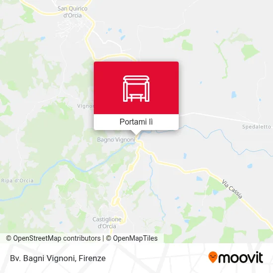 Mappa Bv. Bagni Vignoni