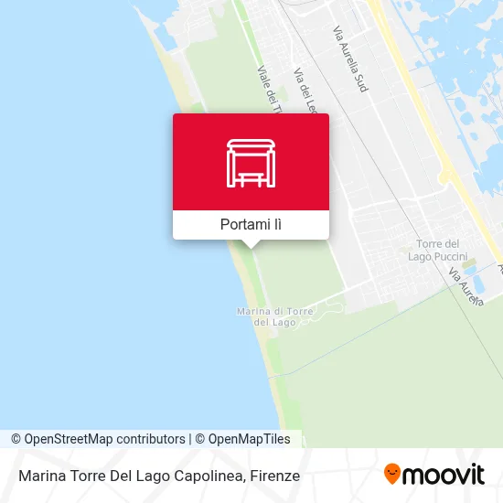 Mappa Marina Torre Del Lago Capolinea