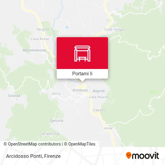 Mappa Arcidosso Ponti