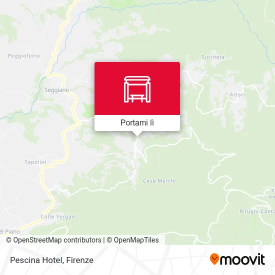Mappa Pescina Hotel