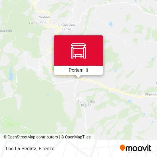 Mappa Loc.La Pedata
