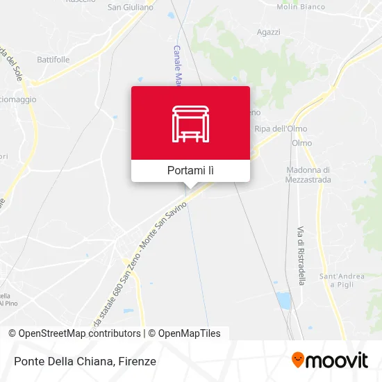 Mappa Ponte Della Chiana