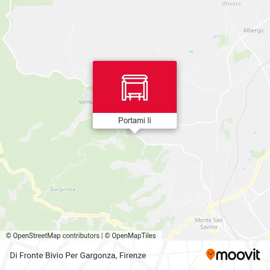 Mappa Di Fronte Bivio Per Gargonza