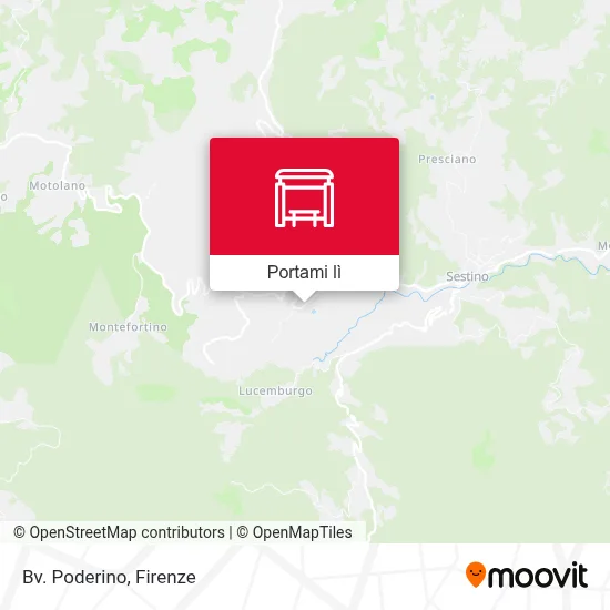 Mappa Bv. Poderino