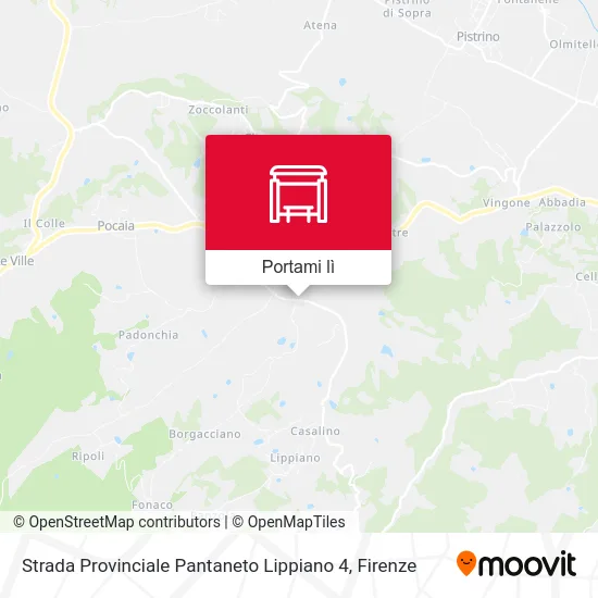 Mappa Strada Provinciale Pantaneto Lippiano 4