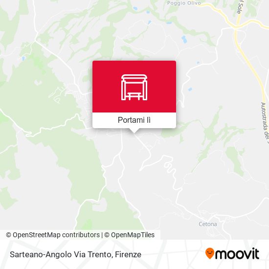 Mappa Sarteano-Angolo Via Trento