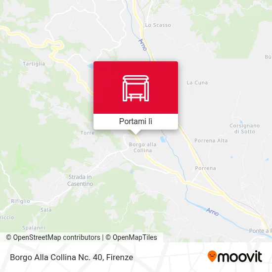 Mappa Borgo Alla Collina Nc. 40