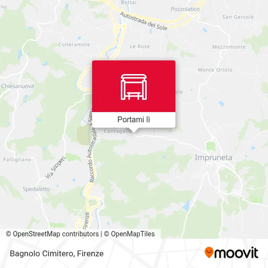 Mappa Bagnolo Cimitero