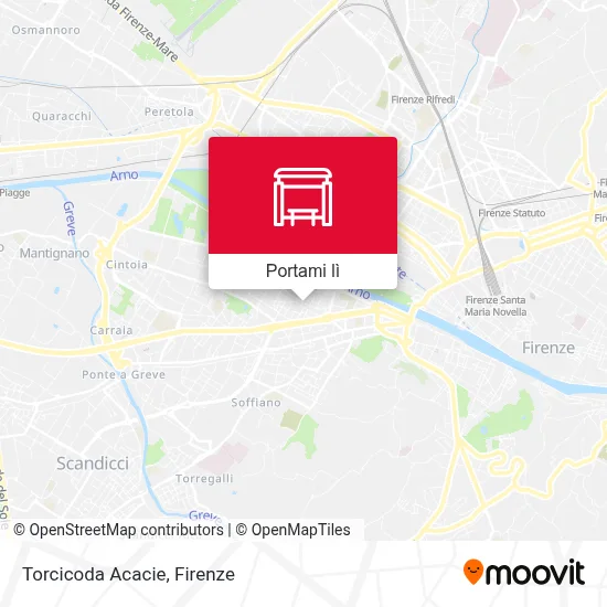 Mappa Torcicoda Acacie