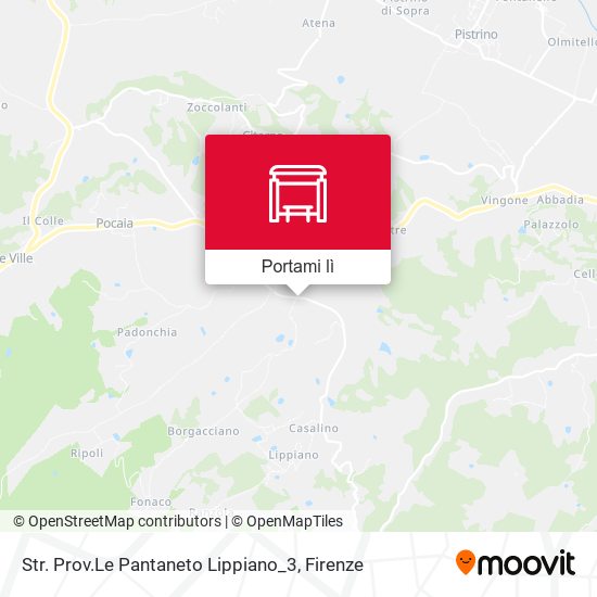 Mappa Str. Prov.Le Pantaneto Lippiano_3