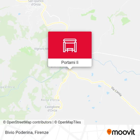 Mappa Bivio Poderina