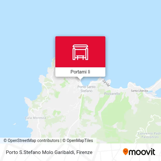 Mappa Porto S.Stefano Molo Garibaldi