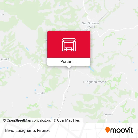 Mappa Bivio Lucignano