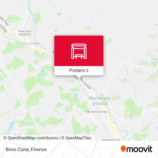 Mappa Bivio Cuna
