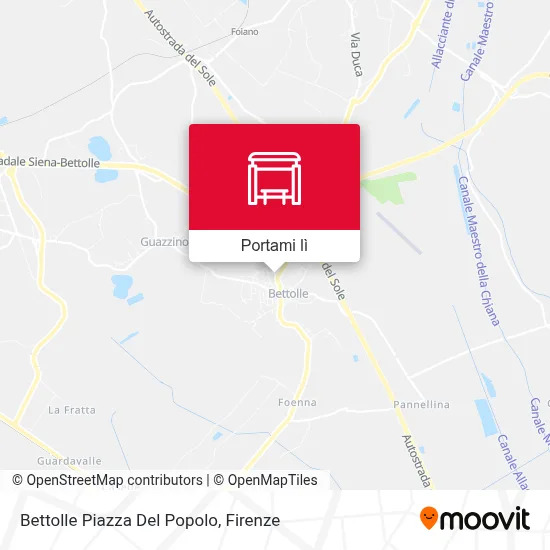 Mappa Bettolle Piazza Del Popolo