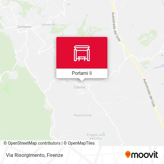 Mappa Via Risorgimento