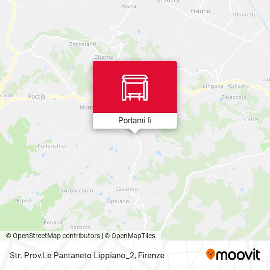 Mappa Str. Prov.Le Pantaneto Lippiano_2