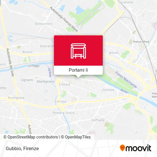Mappa Gubbio